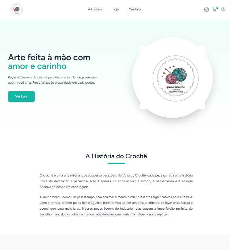 Vovó Lu Crochê E-Commerce